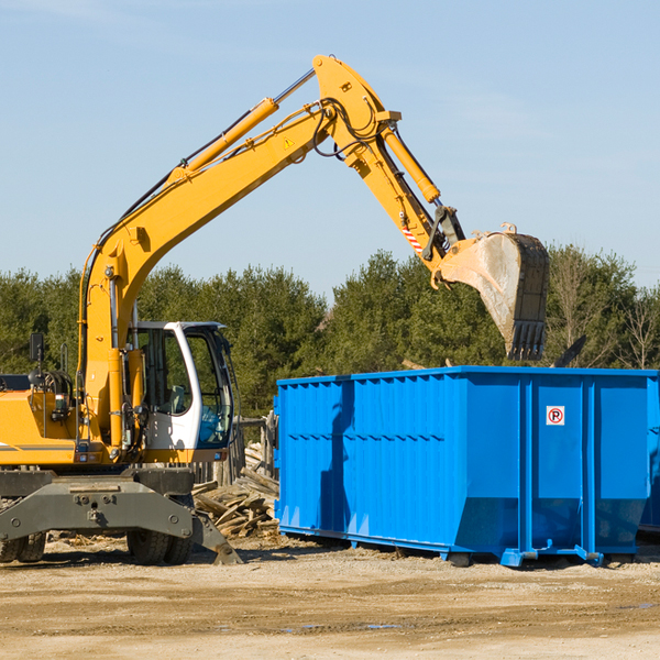 what size residential dumpster rentals are available in Gadsden Alabama